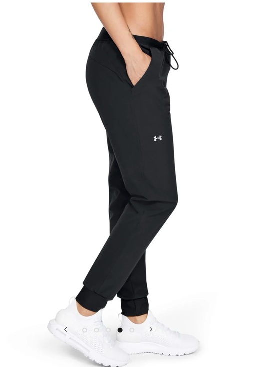 Under Armour Pants - Under Armour Black Women's Track Joggers with Drawcord M